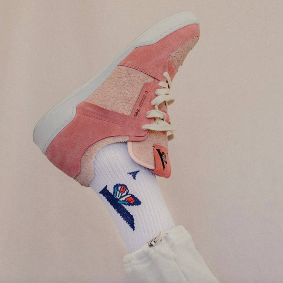 Waraire X No One System Men's The Delta Sneaker In Pink Size 12 - Picture 3 of 13